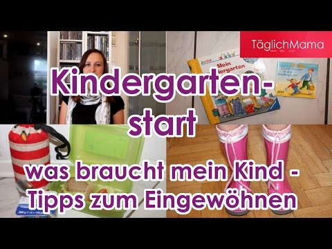 Video: Vorbereitung Auf Den Kindergarten