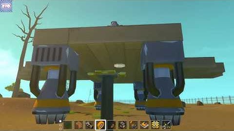 Scrap Mechanic Game Play Plane Tutorial