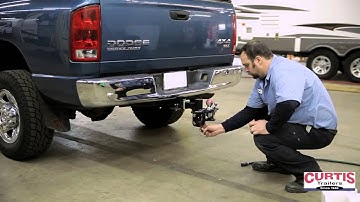 Curtis Trailers Weight Distribution hitch setup HD