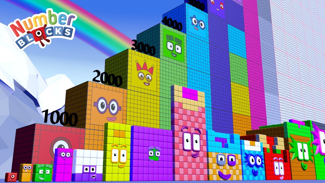 Numberblocks Step Squad: Epic 4096 vs 30,000 Countdown! 🚀 | Learn to ...
