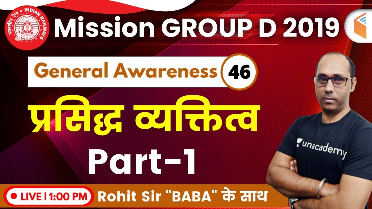 rrb exam general awareness on current affairs personalities