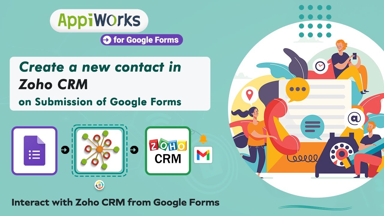 How to create a contact in ZOHO CRM on submission of Google Forms - YouTube