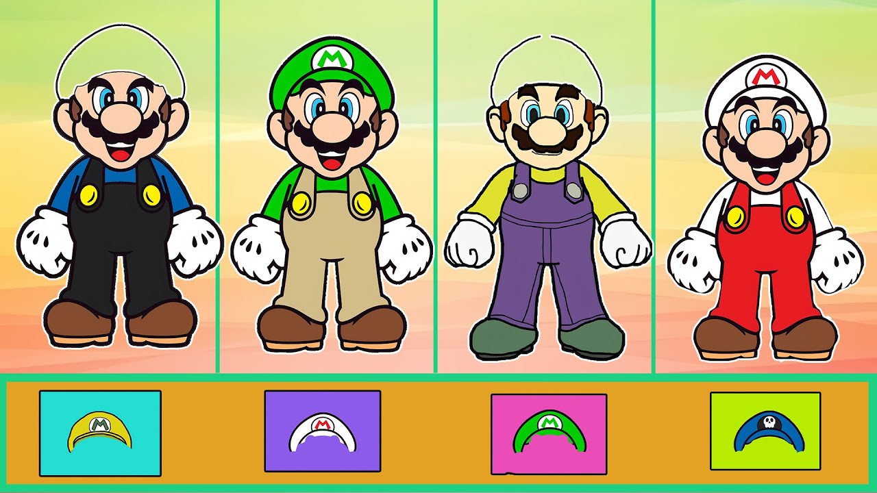 Join Mario and Luigi in a Colorful Showdown! 🕹️👨‍👩‍👧‍👦 | Family Gaming Fun | Funny Mario Challenge