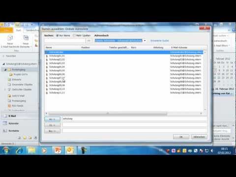 Outlook - Kontakte vor Globaler Adressliste - Reihenfolge der Adressbücher ändern
