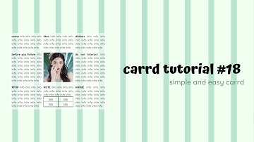 ☆﹕simple and easy one page carrd tutorial #18 © elroseria