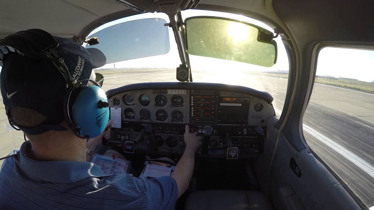 Solo Piper Cherokee PA28-151 (N57361) at Brown Airport, CA