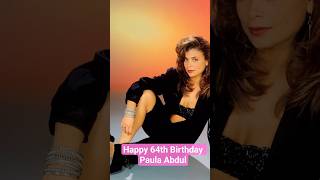 Happy Birthday Paula Abdul! #80smusic #nostalgia #music #retro #pop #happybirthday #birthday #90s