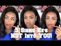 5 Signs He's NOT Into You!!! (Take Notes)|AshaC
