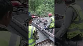 Heavy Machines in Road Construction Work 🚧🚜