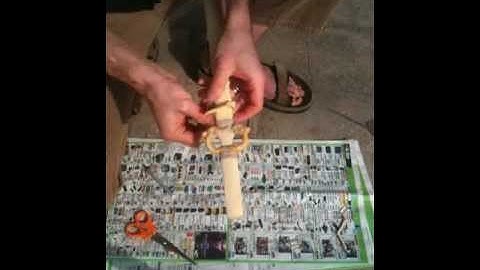 Making SDC style BMII atlatl fingerloops