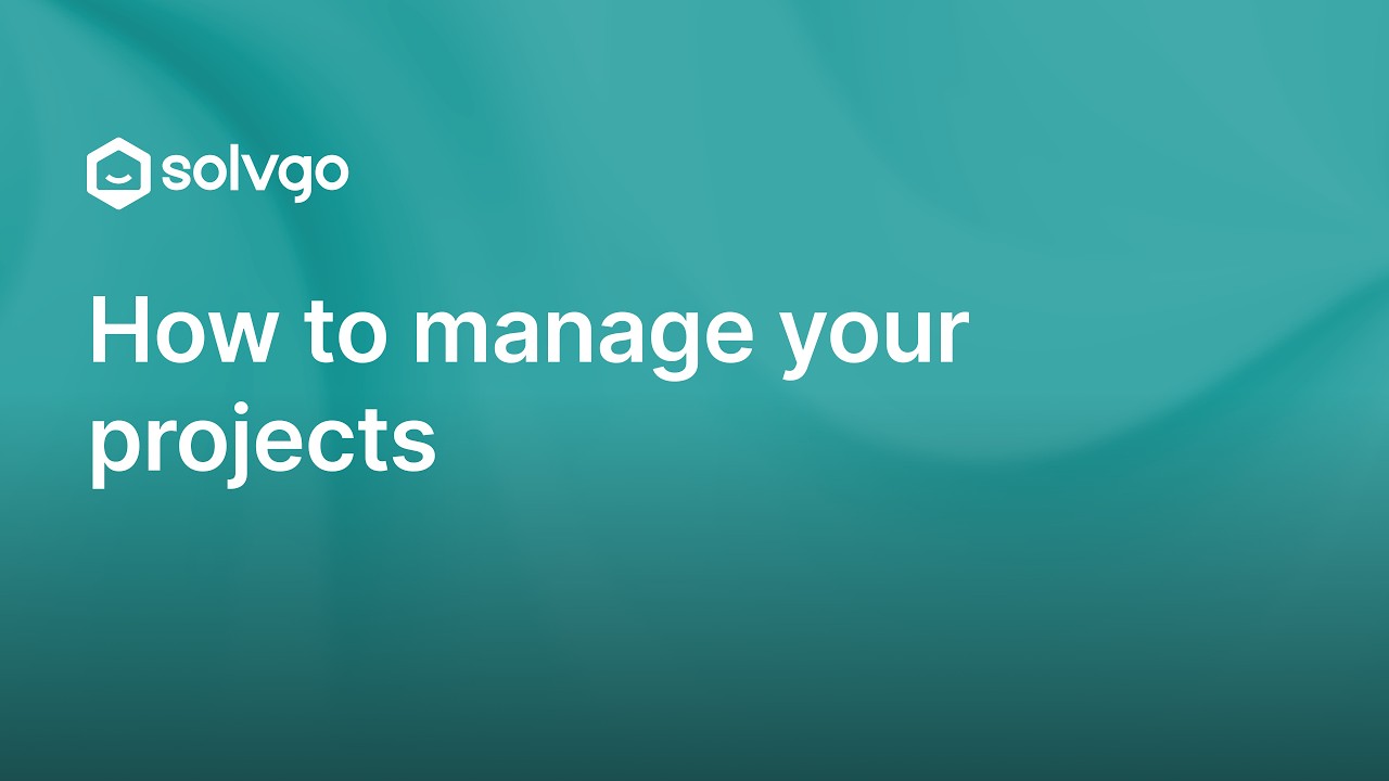 Creating and Managing Projects - YouTube
