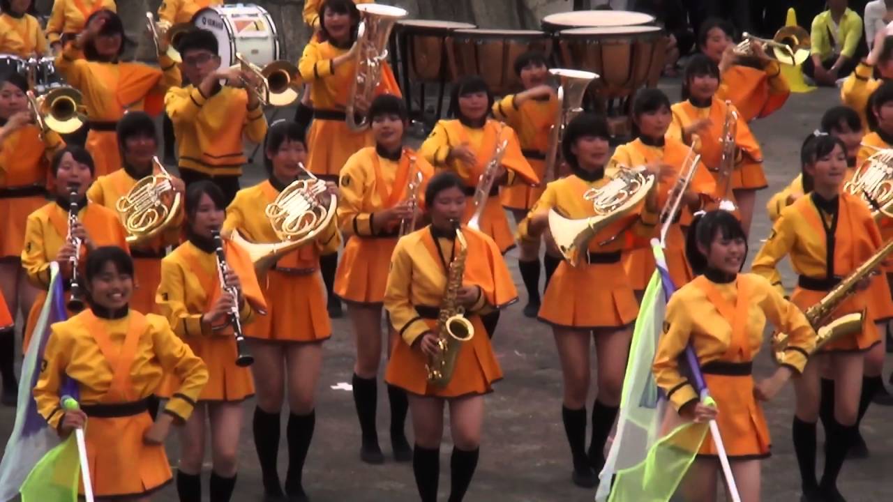 京都橘高校吹奏楽部 水筒 Kyoto Tachibana High School LA FOLLE JOURNEE de BIWAKO - YouTube