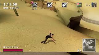 guy falls off cliff