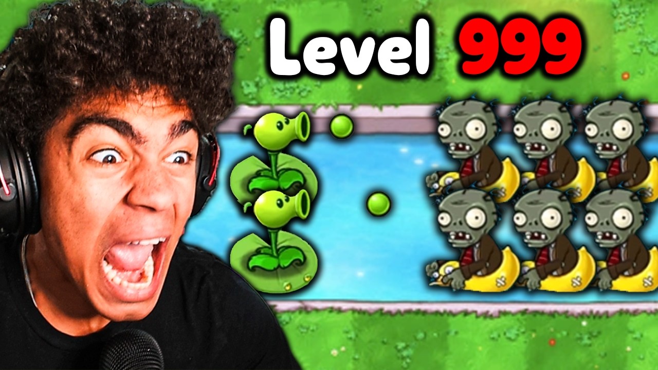 We Unlocked The Backyard In PLANTS VS ZOMBIES...