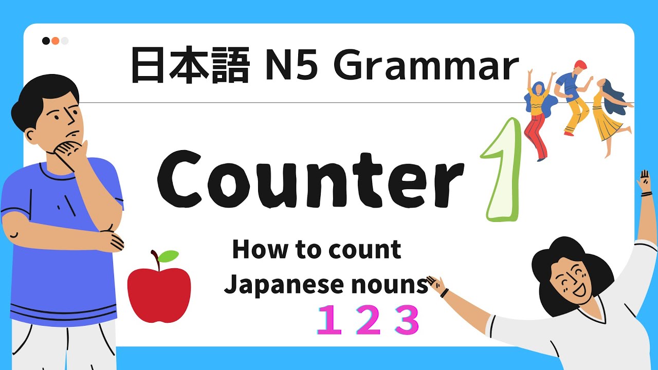 My Japanese Word Counter 1 JWCOUNT1 YouTube