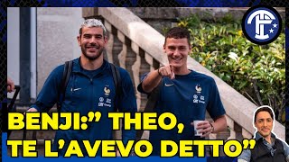 😂 👉🏻 PAVARD “stuzzica” THEO e i francesi del Milan ⭐️⭐️