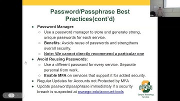 Session 41: Password Change Process & Multi-Factor Authentication (MFA)