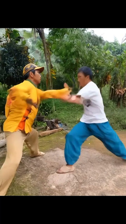 Cara foto dua orang berkelahi kungfu #hailuoai #ai #kungfu