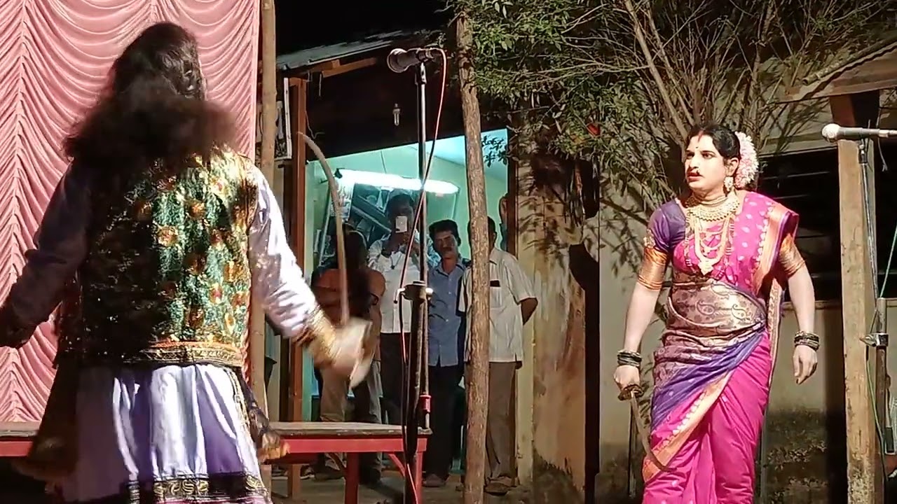 🤩युद्धप्रसंग🔥बाळभुवनेश्वर🙏वालावलकर दशावतार नाट्य मंडळ🔥 बंटी कांबळी, महेंद्र कुडव Fire performance🤩