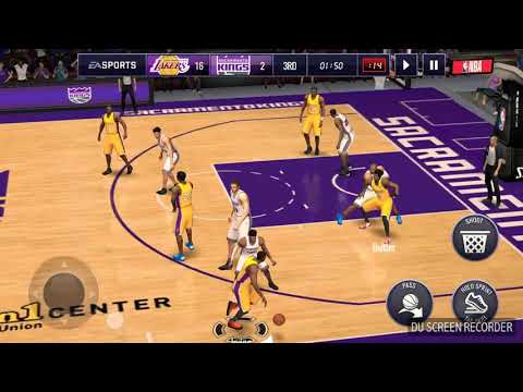 NBA live mobile tutorial on how to do size ups and crossovers (turn volume all the way up)