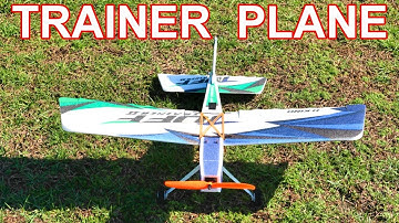 RC Plane for Beginners - HobbyKing Tuff Trainer II RC Plane Maiden Flight - TheRcSaylors