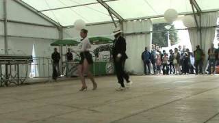 Video thumbnail of "kwakoe salsa show van Sederick & Evie"