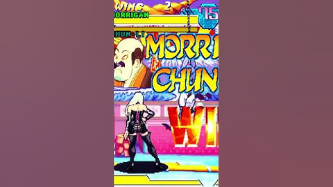 Morrigan best authentic victory pose you’ll ever see. #morrigan #marvelvscapcom #gameplay #victory