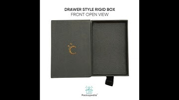 Drawer Style Rigid Box  #sustainablepackaging  #rigidboxes  #innovativepackaging #ecofriendly