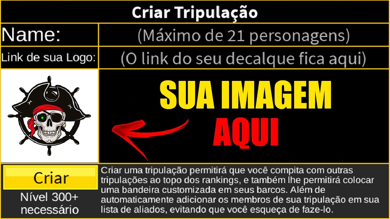COMO CRIAR UMA TRIPULAÇÃO NO BLOX FRUITS COM IMAGEM MÉTODO (PC E ...
