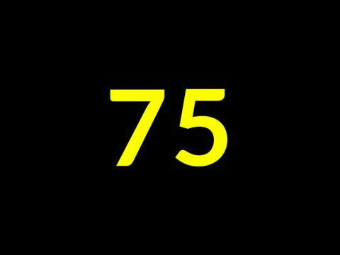 75 Seconds Countdown Timer With Sound Effect