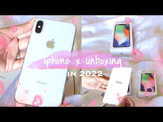 IPHONE X 256GB UNBOXING IN 2022 + REVIEW | Janine Rivera