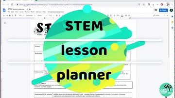 STEM lesson planner video