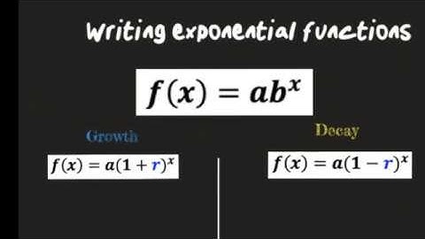 Writing exponential functions and predicting