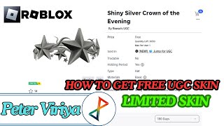 FREE UGC Roblox FREE UGC LIMITED HOW TO GET Shiny Silver Crown of the Evening in Jump for UGC
