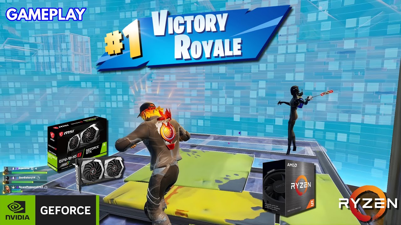 FORTNITE RANKED RELOAD (UNREAL) - RYZEN 5 5500 & GTX 1650 SUPER