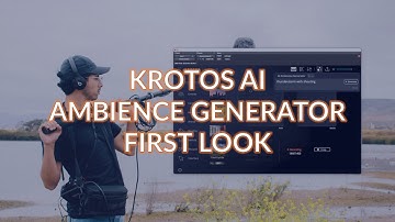 Creating Soundscapes With Krotos Studio AI Ambience Generator