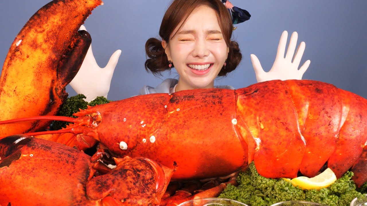[Mukbang ASMR] OMG! 5.4kg!! 대왕 랍스터 먹방🦞Giant King Lobster Eatingshow realsound Ssoyoung