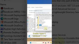 Enable Hyper V in Windows 11 Pro Intel® VT x Virtualization