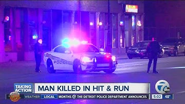 Police searching for suspect in fatal Detroit hit-and-run