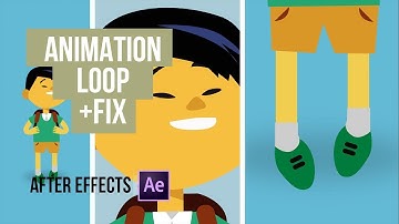 Animation WALKCYCLE loop tutorail - After Effects