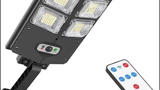 Smartyard 150W Solar Lights, 3 Modes Led Solar Wall Light Motion Sensor With Remote Control, 8000Lm