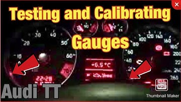 Testing Audi TT gauges [with VCDS]  Part3/3