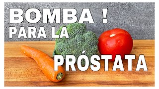 BOMBA💥natural 🍅🥦🥕para la PROSTATA: ¡3 poderosos superalimentos!