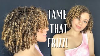 How to tame your frizzy curls!