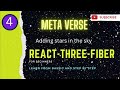 How to add stars in the sky using react three fiber for begginers