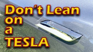 2015 Tesla model S P90D door handle stuck open. We Fix It FAST!