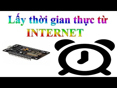 Code ESP8266 lấy thời gian thực từ Internet (ntp time server)