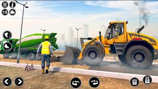 Road Construction Simulator #1 | Road Builder Games - Android Gameplay 😱 screenshot 3