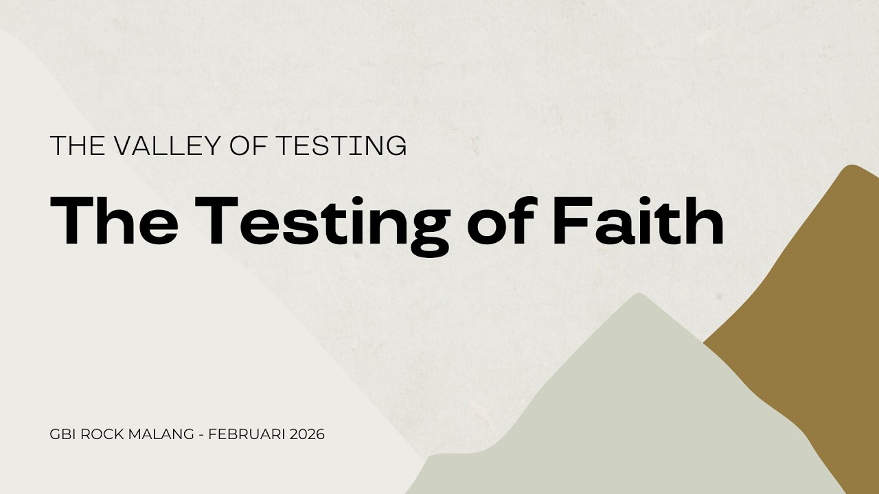 The Testing of Faith