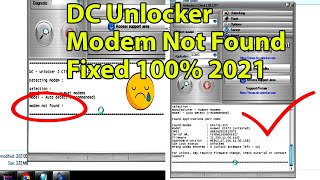 DC unlocker Modem not found fixed 2021 screenshot 5